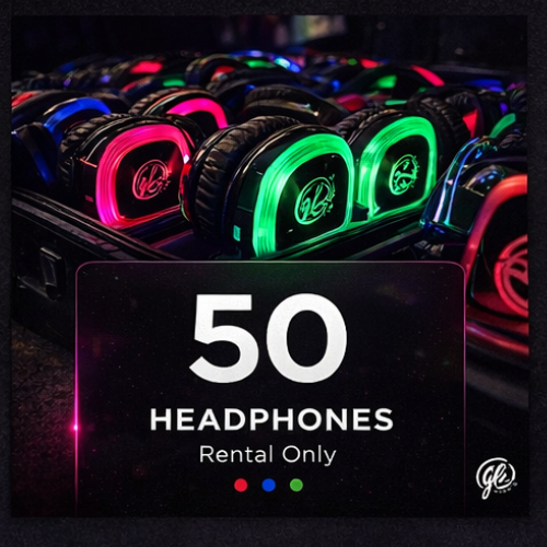 Medium Mixer Headphone Rental (50 guests)