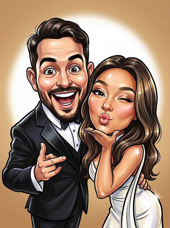 AI Caricature Portrait Experience – Social & Private Events