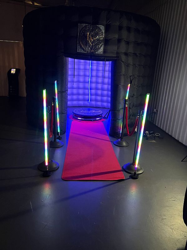 LED Inflatable 360 Photo Booth Red Carpet Experience