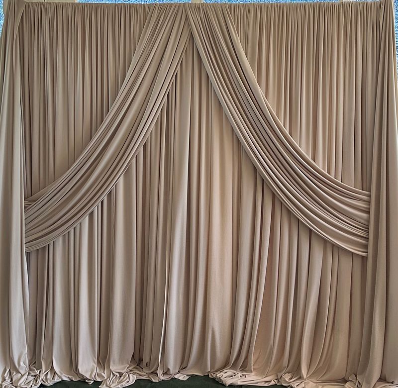 Pebble Drape Backdrop