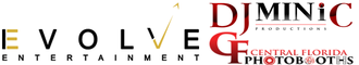 Evolve Entertainment, DJ MINi C Productions, Central Florida PhotoBooths Logo