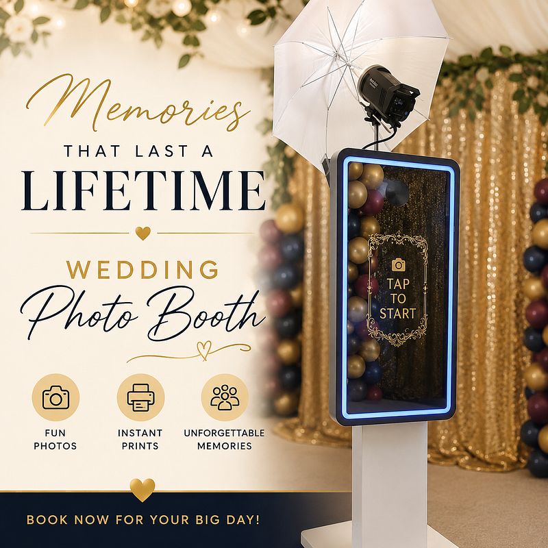 Luxury Photo Booth with prints  