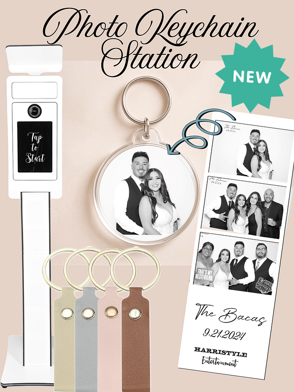 Classic Booth + Photo Keychain Station 