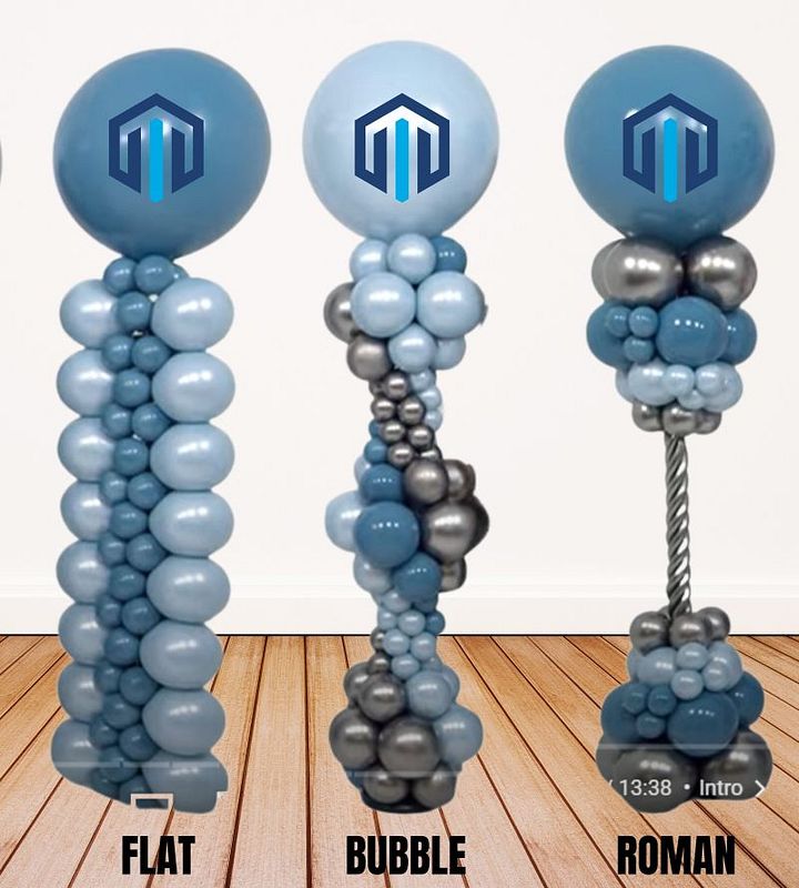 Sculpted Balloon Column