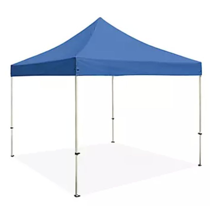 ALUMINUM FRAME CANOPY - 10 X 10', BLUE