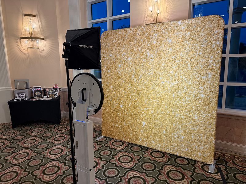 Gold Glitter Backdrop 