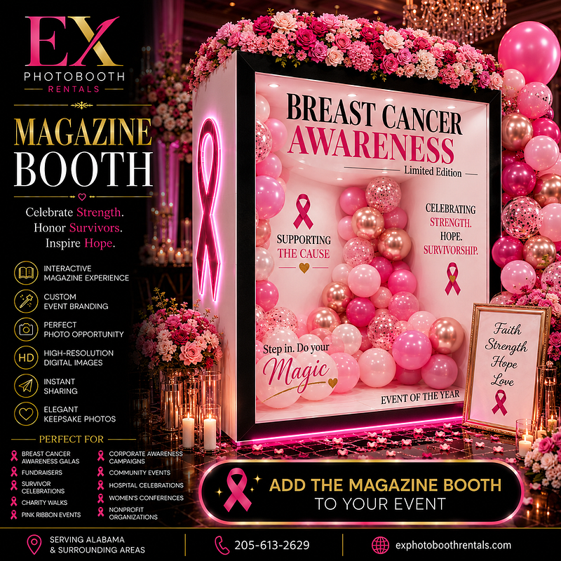 The Glam Experience Magazine Photo Booth