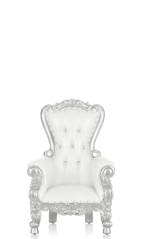Bougie Bébé ~ Silver Princess Throne Chair $100/day