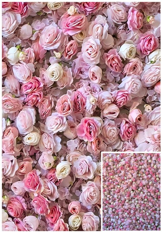 Flower Wall - Cotton Candy Pink