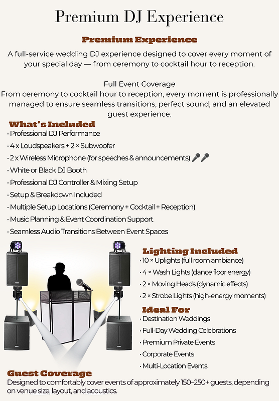 PREMIUM DJ EXPERIENCE