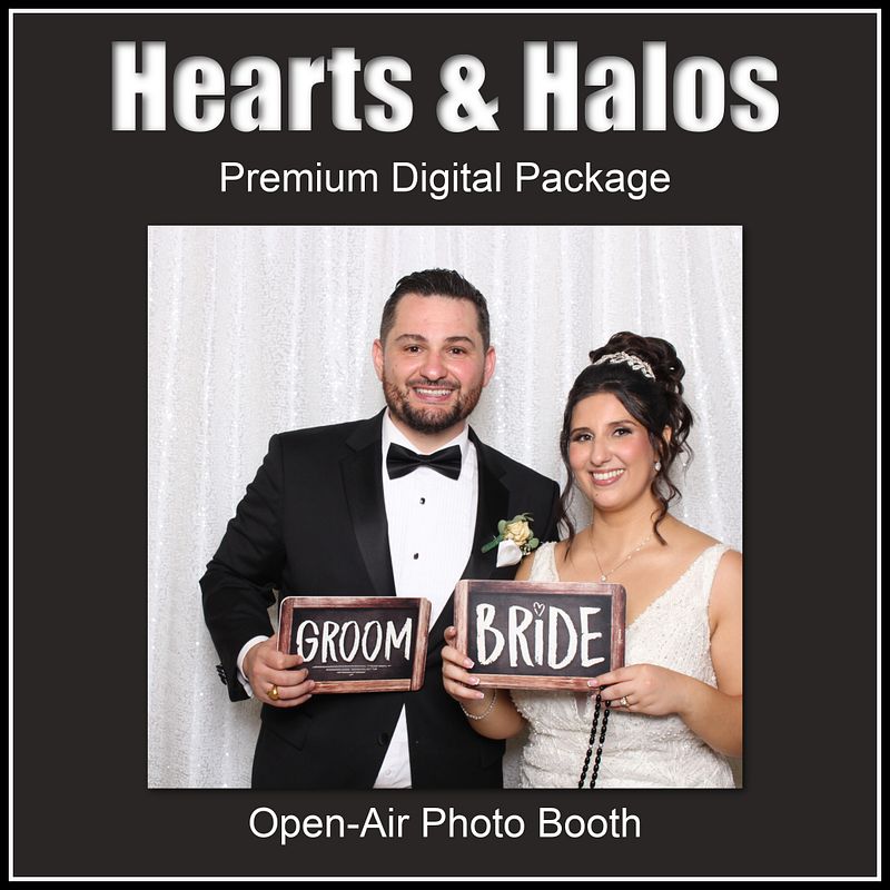 Hearts & Halos  - Digital Sharing Open-air photo booth