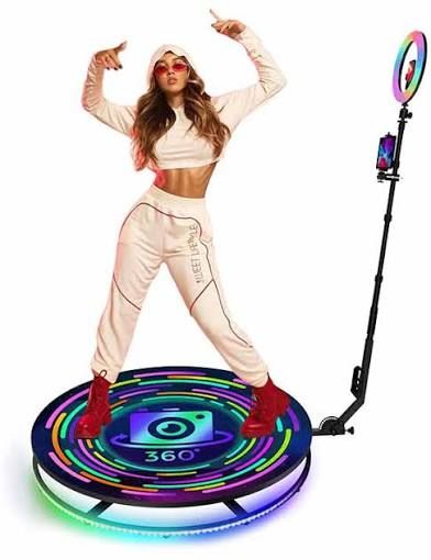 360 Photo Booth Silver 