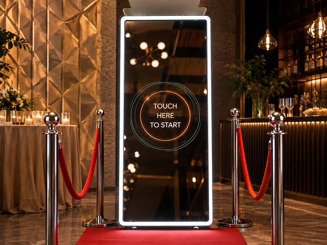 Mirror photo booth
