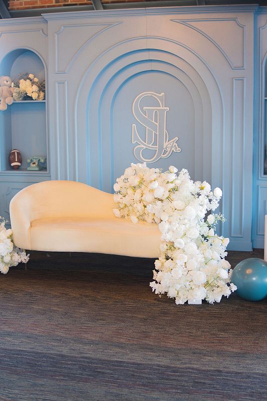 Ivory Flower Runner