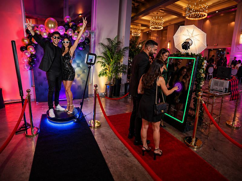  Mirror Photo Booth & 360 Combo Package