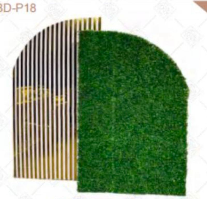 Flower wall Green & Gold Panel