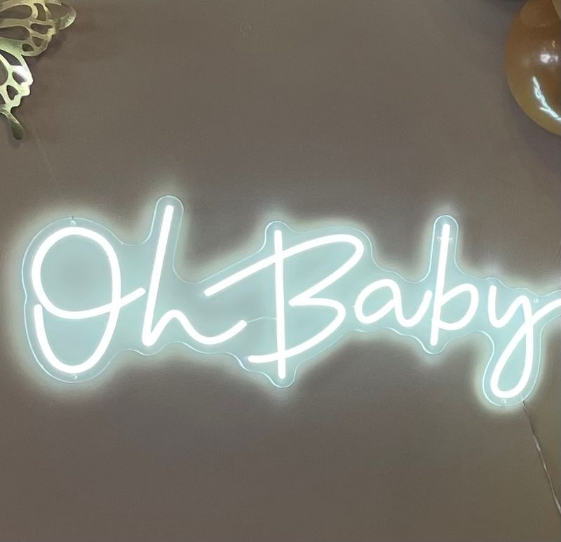 Oh Baby Neon Sign