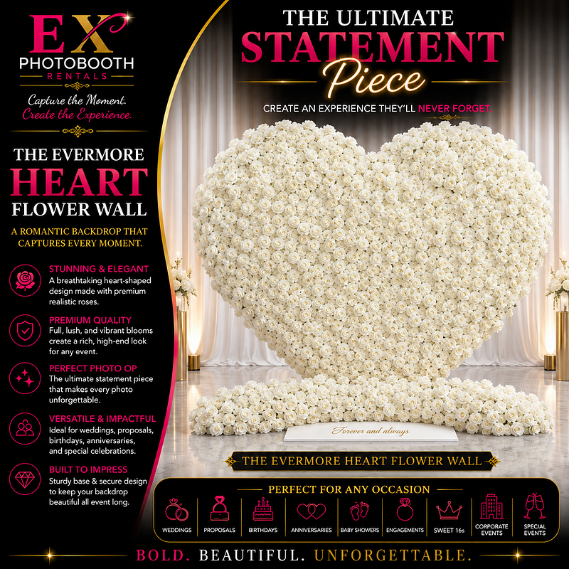 The Evermore Heart Wall (White)