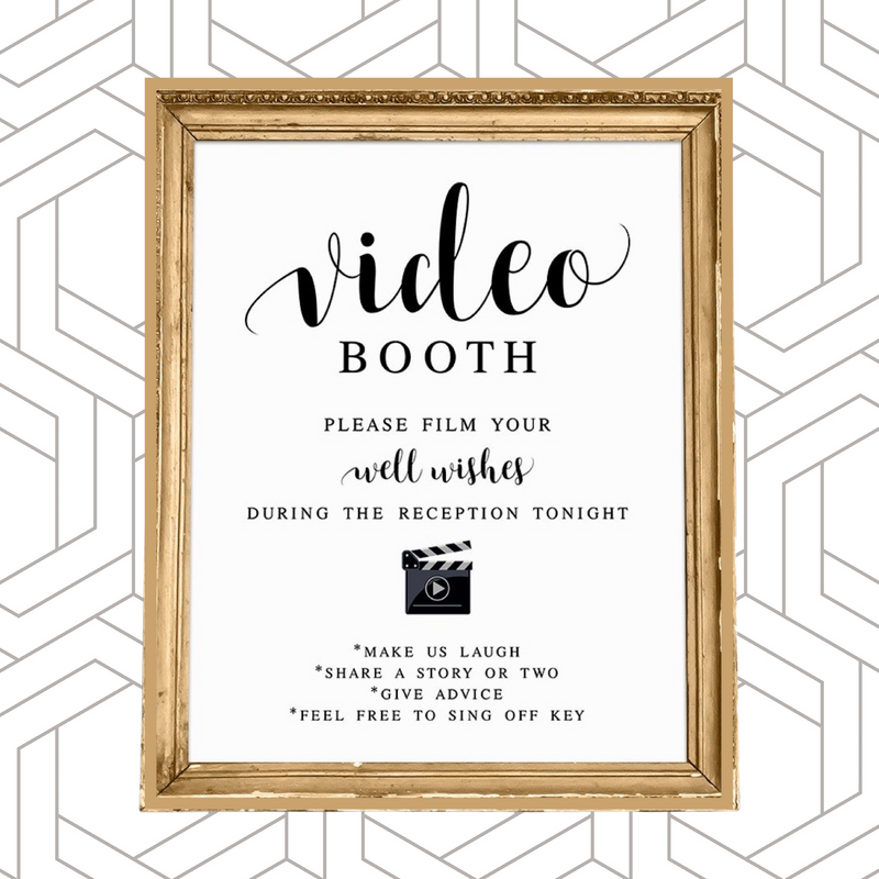 Video Guest Book Booth