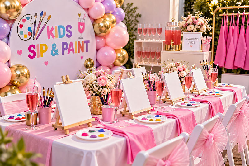 🎨 Kids Sip & Paint Experience