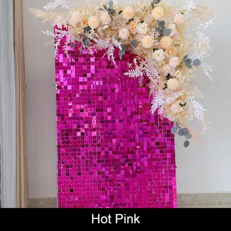 Hot pink Shimmer Wall