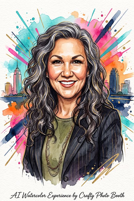 Corporate AI Caricature Portrait Activation