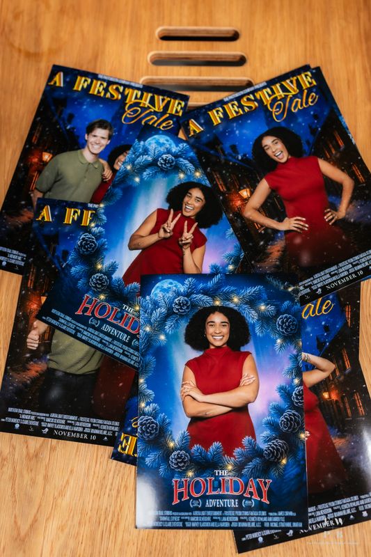 Holiday Movie Poster Video Experience - Photo Prints