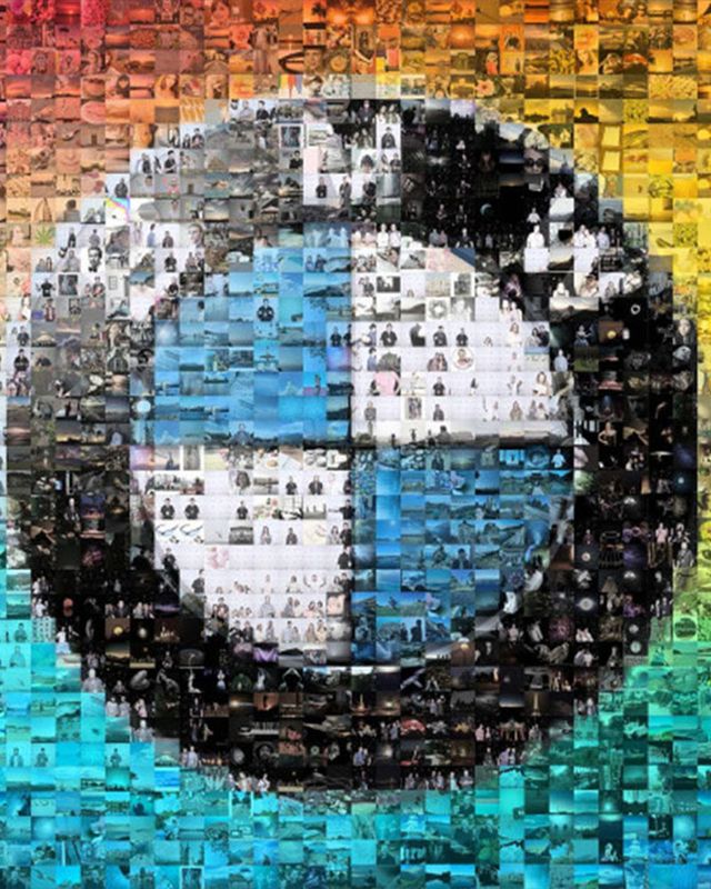 Mosaic Wall Photo Booth