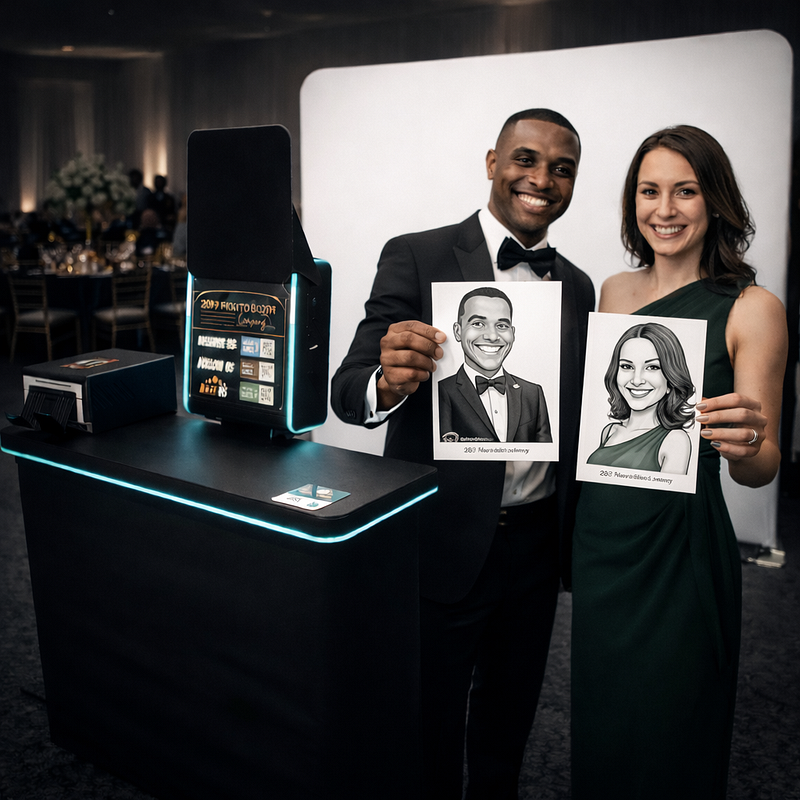 Caricature Photo Booth Experience