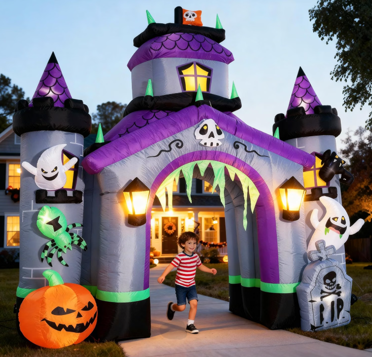  Giant 12.5 FT Haunted House Castle Archway 