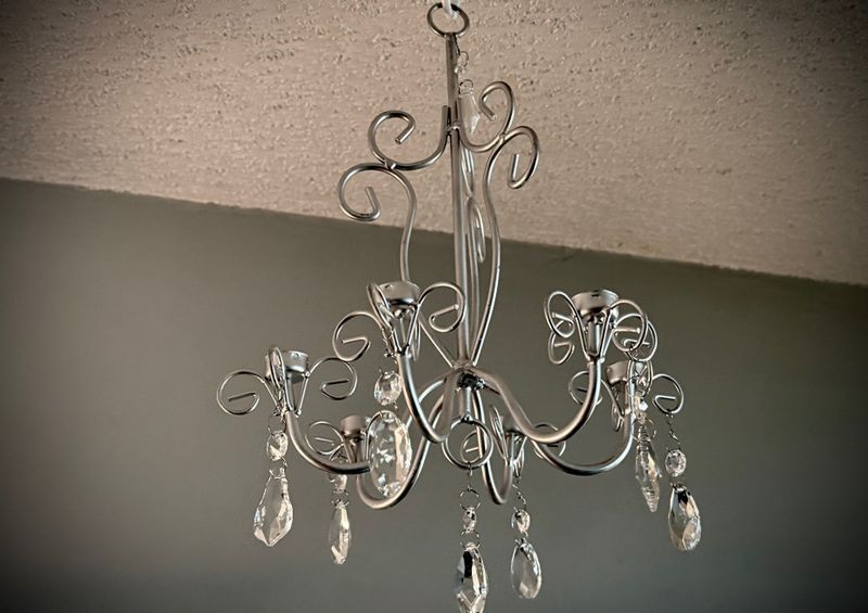Small Silver Chandelier $15/day