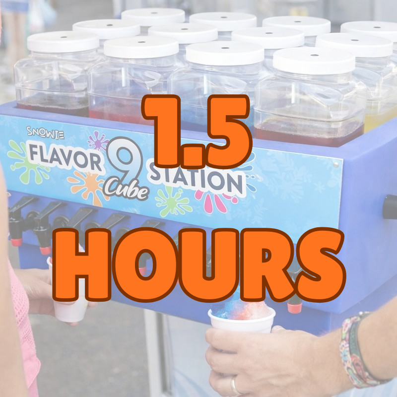 1.5 hrs | up to 100 cups