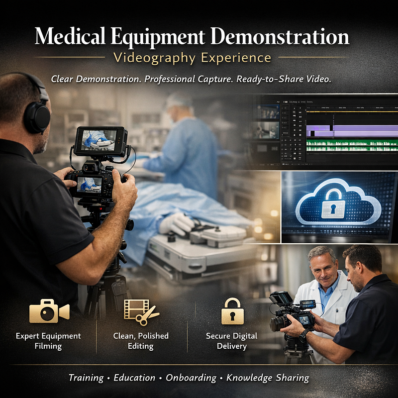 Medical Equipment Demonstration Videography Experience