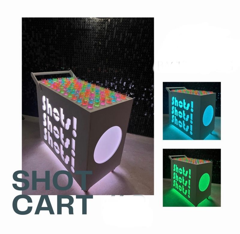 LED Shot Cart - Paradise Package 
