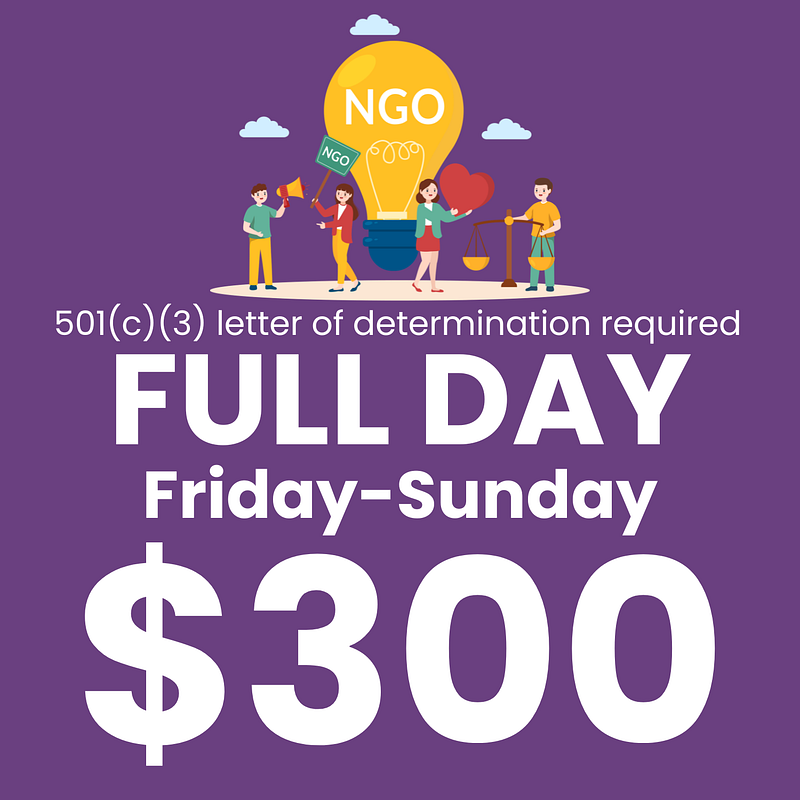 NGO Weekend - FULL Day 