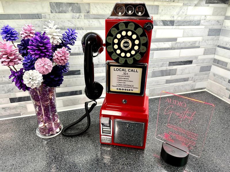 Retro Red Pay Phone