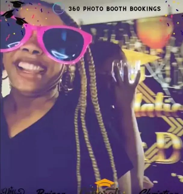 360 Photo Booth "Initiate the Bash" For 2 Hours