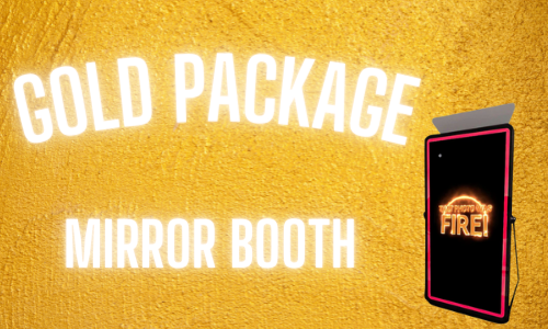 Gold Package - Open Air Mirror Booth