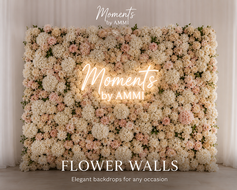 Custom Flower Wall