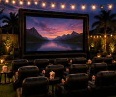 🎥 Paradise Outdoor Movie Experience