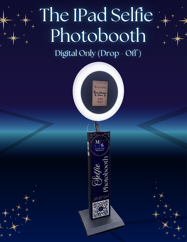 The iPad Selfie Photobooth  (Digital Only ) Drop Off