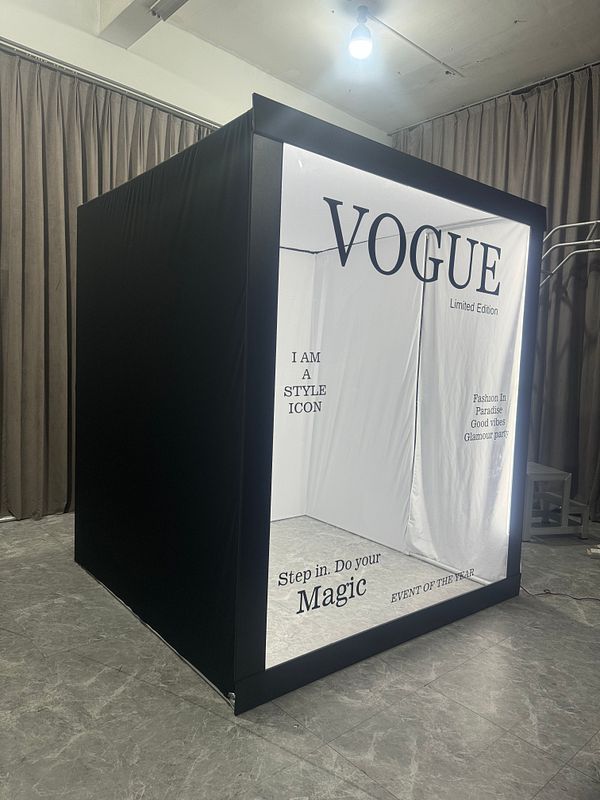 Magazine Cover Photo Booth Experience