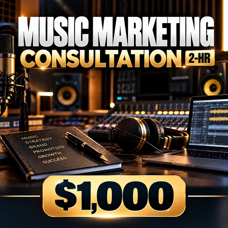  Music Marketing Consultation 2 hours