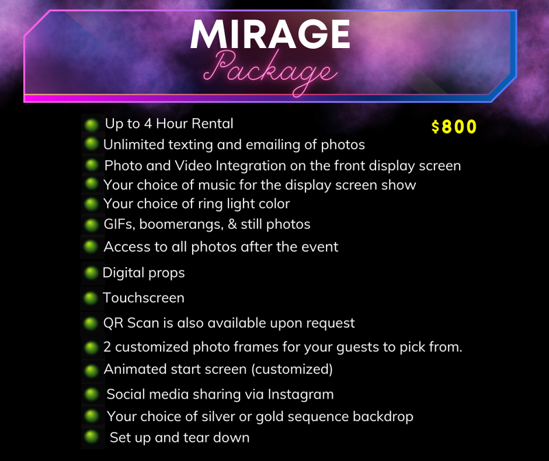 Mirage Photo Booth