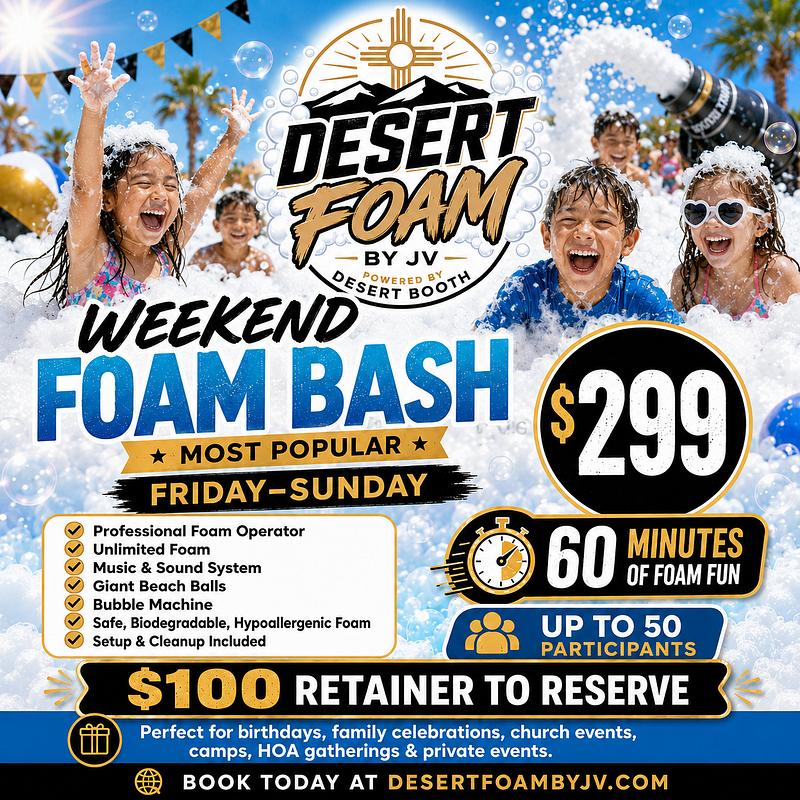 🌊 Desert Foam Bash - ⭐Most Popular