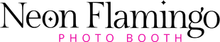 Neon Flamingo Photo Booth Logo