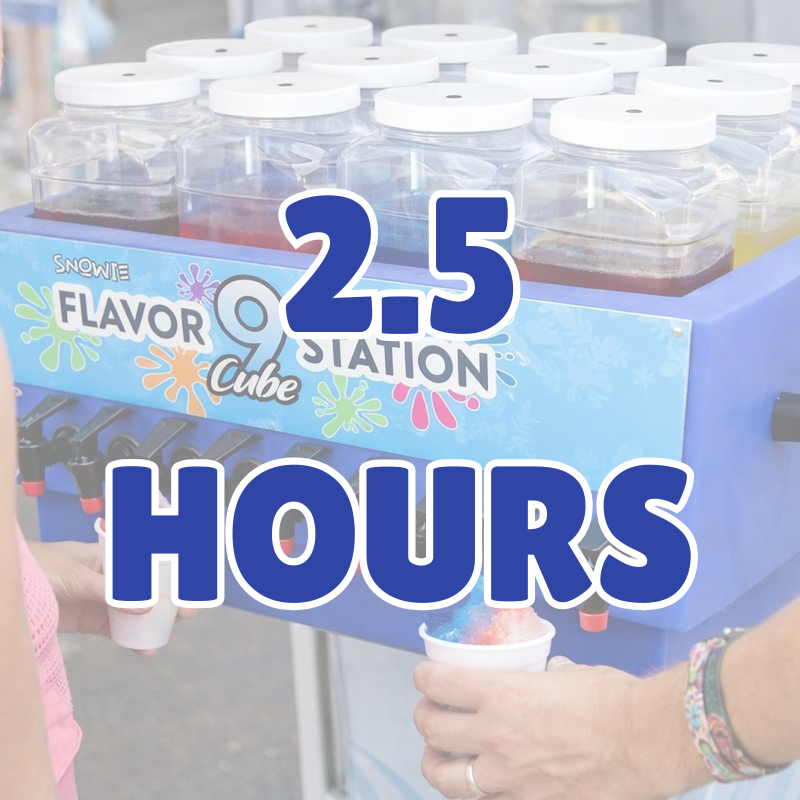 2.5 hrs | up to 150 cups