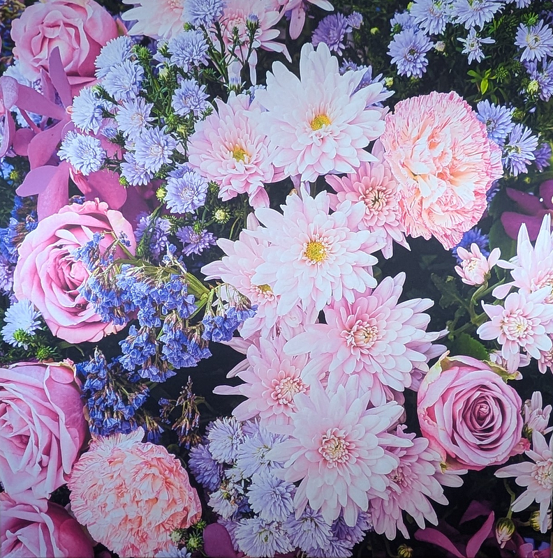 Floral Wall with Balloon Wall