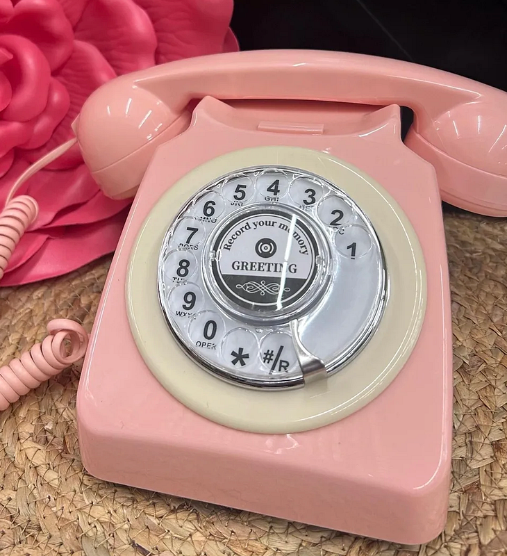 Pink Classic Audio Guestbook Drop-Off