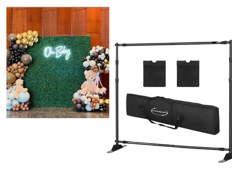 Green Grass Everywhere Flower Wall Package